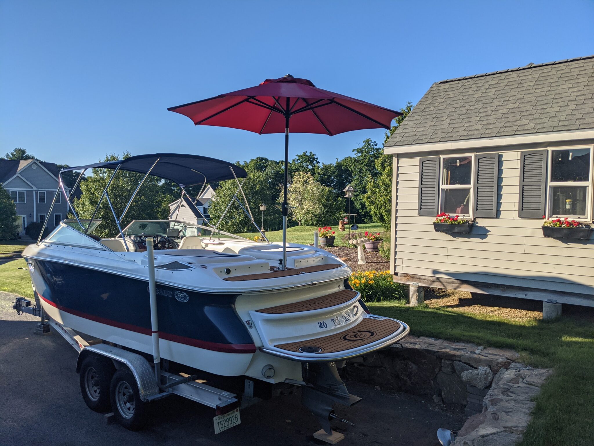 ClampOn Mount Umbrella Adapter for PopUp Style Ski Pylon Sliderule